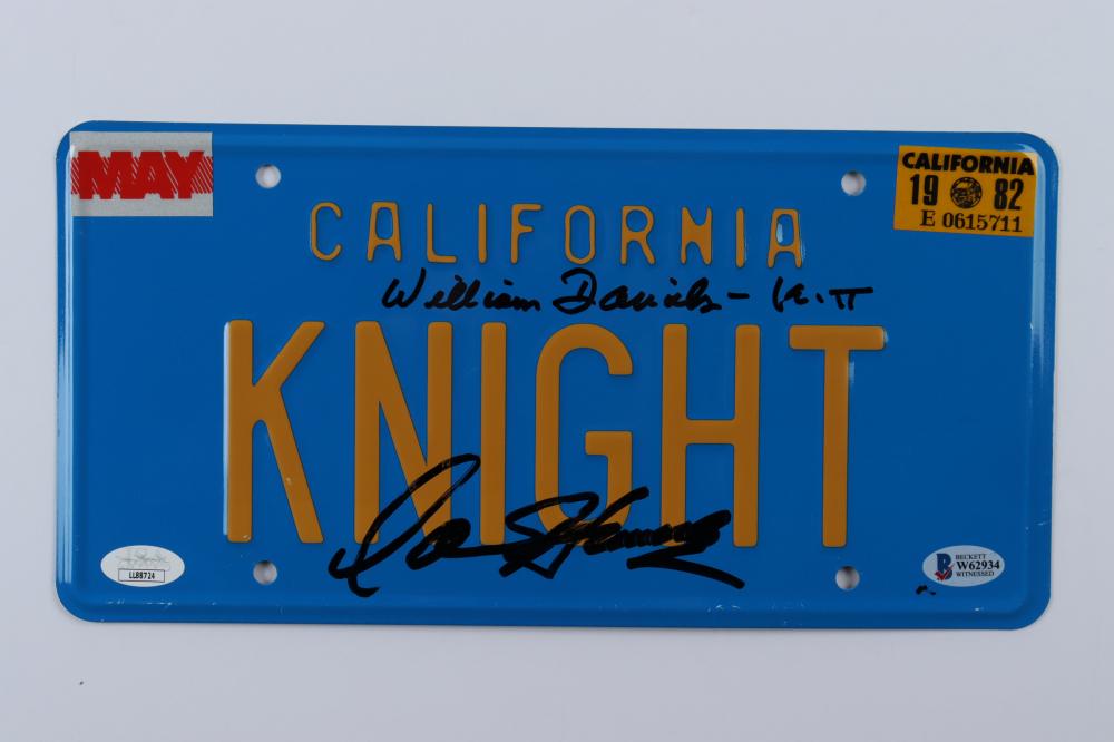 David Hasselhoff & William Daniels Signed "Knight (1 of 1)