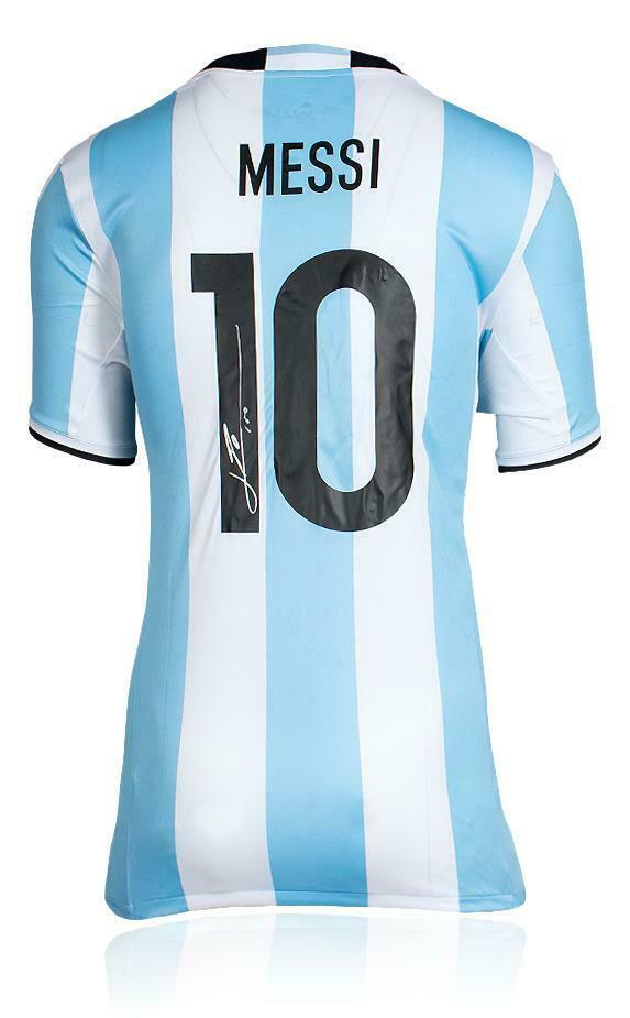 Lionel Messi Signed 2016 Argentina WC Jersey Auto Icons (1 of 2)
