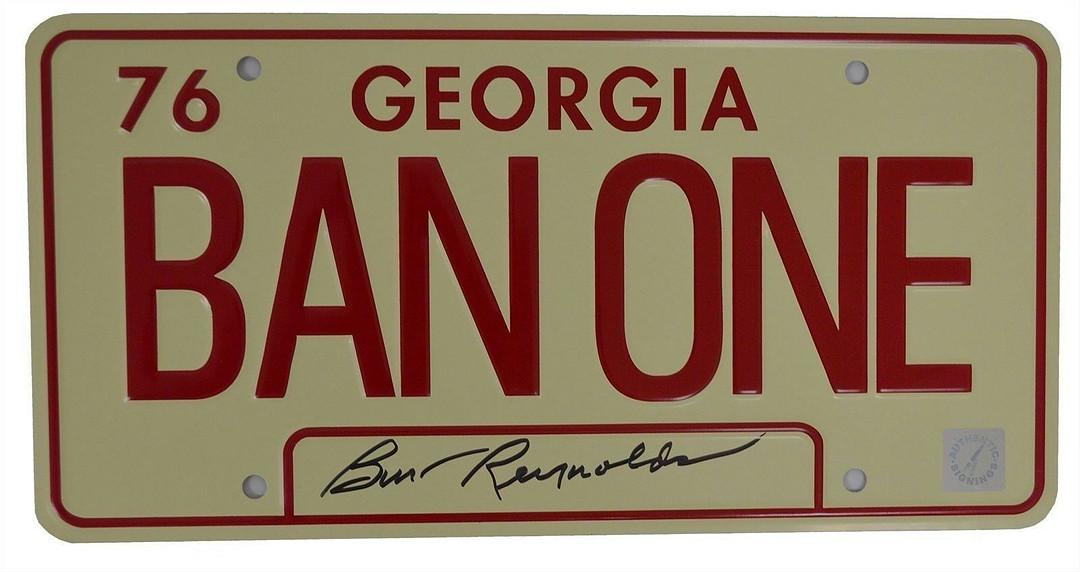 Burt Reynolds Autographed BAN ONE Georgia Smokey Bandit (1 of 1)