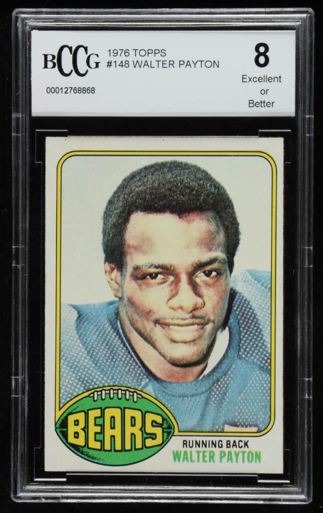 Walter Payton 1976 Topps #148 RC (BCCG 8) (1 of 1)