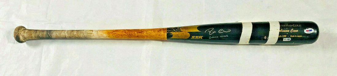 Robinson Cano Signed Game Used Bat PSA/DNA GU and (1 of 1)