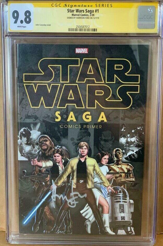 Han Solo #1 CGC 9.8 Signed by Harrison Ford Star Wars (1 of 1)