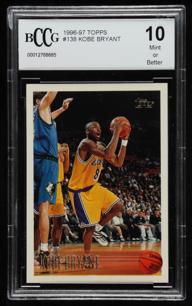 Kobe Bryant 1996-97 Topps #138 RC (BCCG 10) (1 of 1)