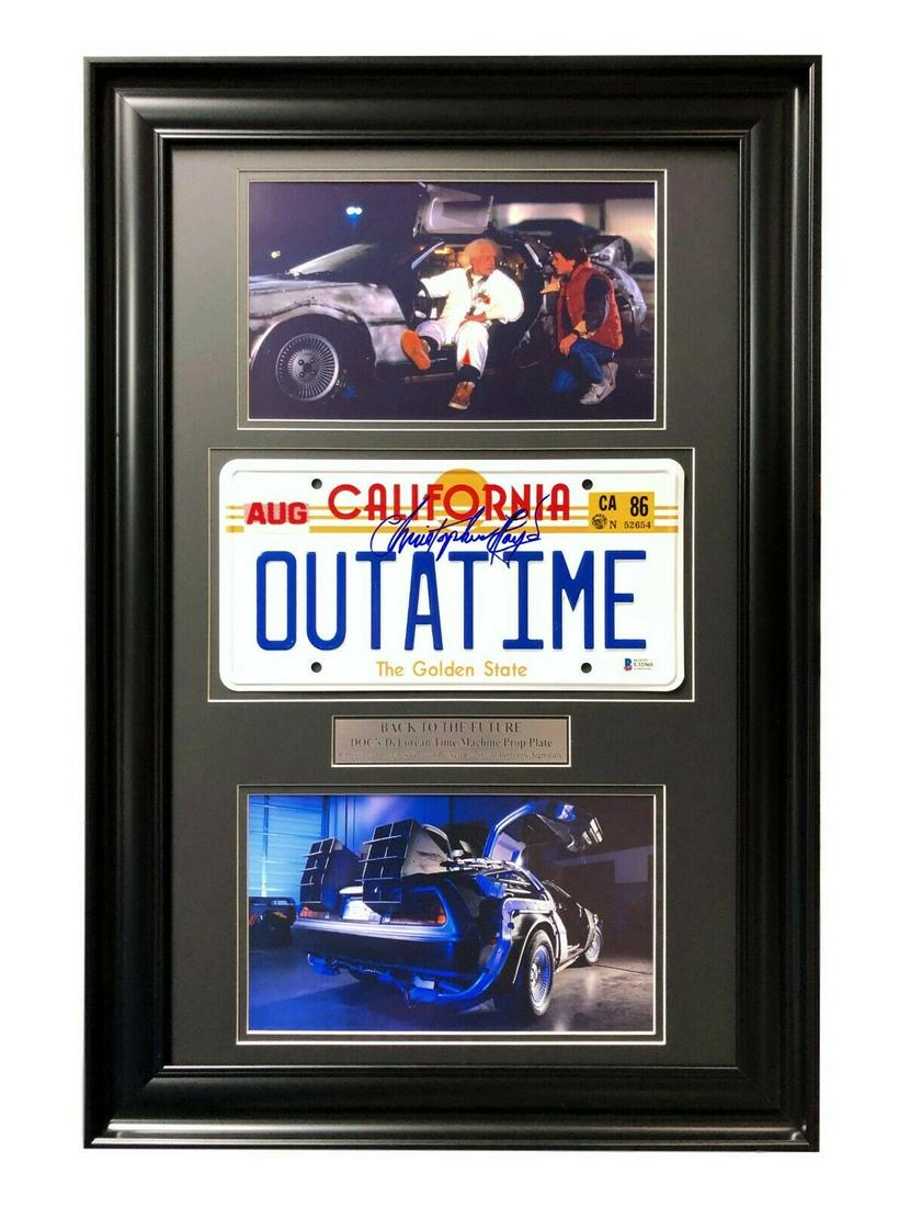 Back to the Future Signed Christopher Lloyd Movie Car (1 of 1)
