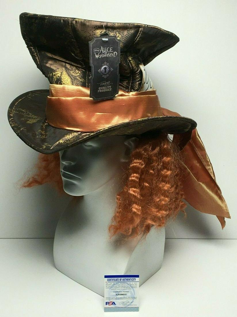 Johnny Depp Signed Alice In Wonderland Mad Hatter (1 of 1)