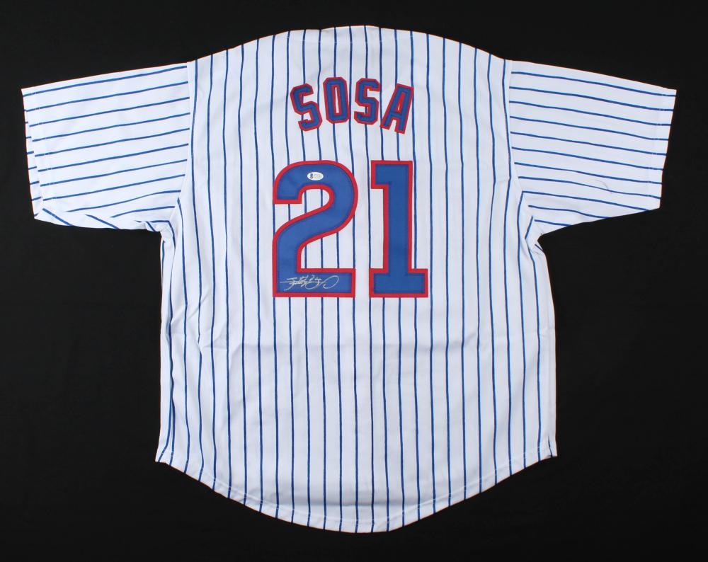 Sammy Sosa Signed Jersey (Beckett COA) (1 of 1)