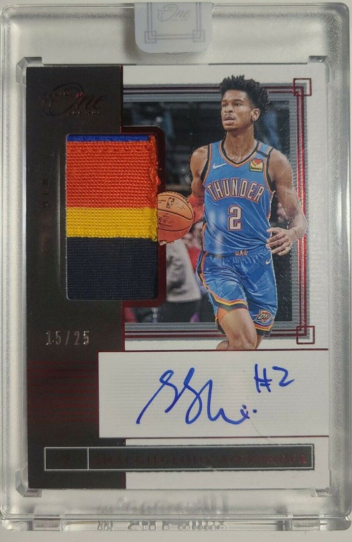 2019-20 Panini One And One Shai Gilgeous-Alexander /25 (1 of 1)