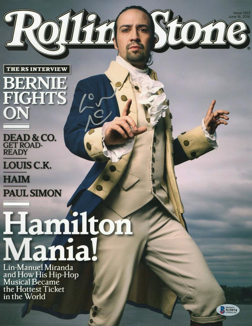 LIN-MANUEL MIRANDA "HAMILTON" AUTOGRAPH SIGNED (1 of 1)