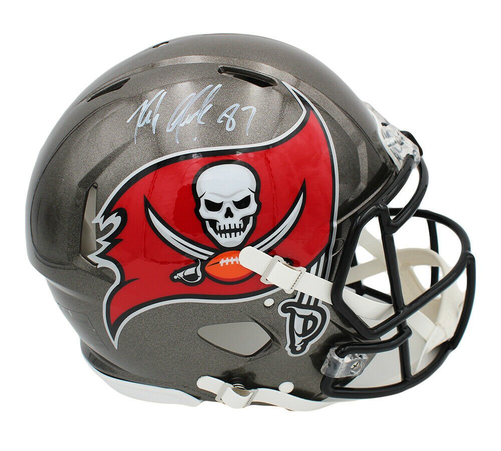 Rob Gronkowski Signed Tampa Bay Buccaneers NFL Helmet - (1 of 2)