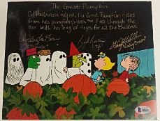 PEANUTS voices of CHARLIE BROWN LUCY SALLY Signed 8x10 (1 of 1)