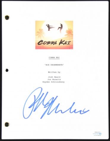 Ralph Macchio Signed "Cobra Kai" Full Script (1 of 1)