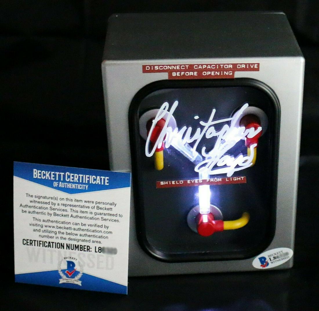 Christopher Lloyd Back To The Future Doc signed Flux (1 of 1)
