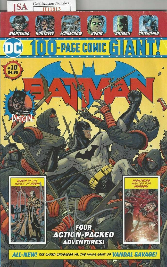CHRISTIAN BALE Signed BATMAN COMIC BOOK JSA (1 of 1)