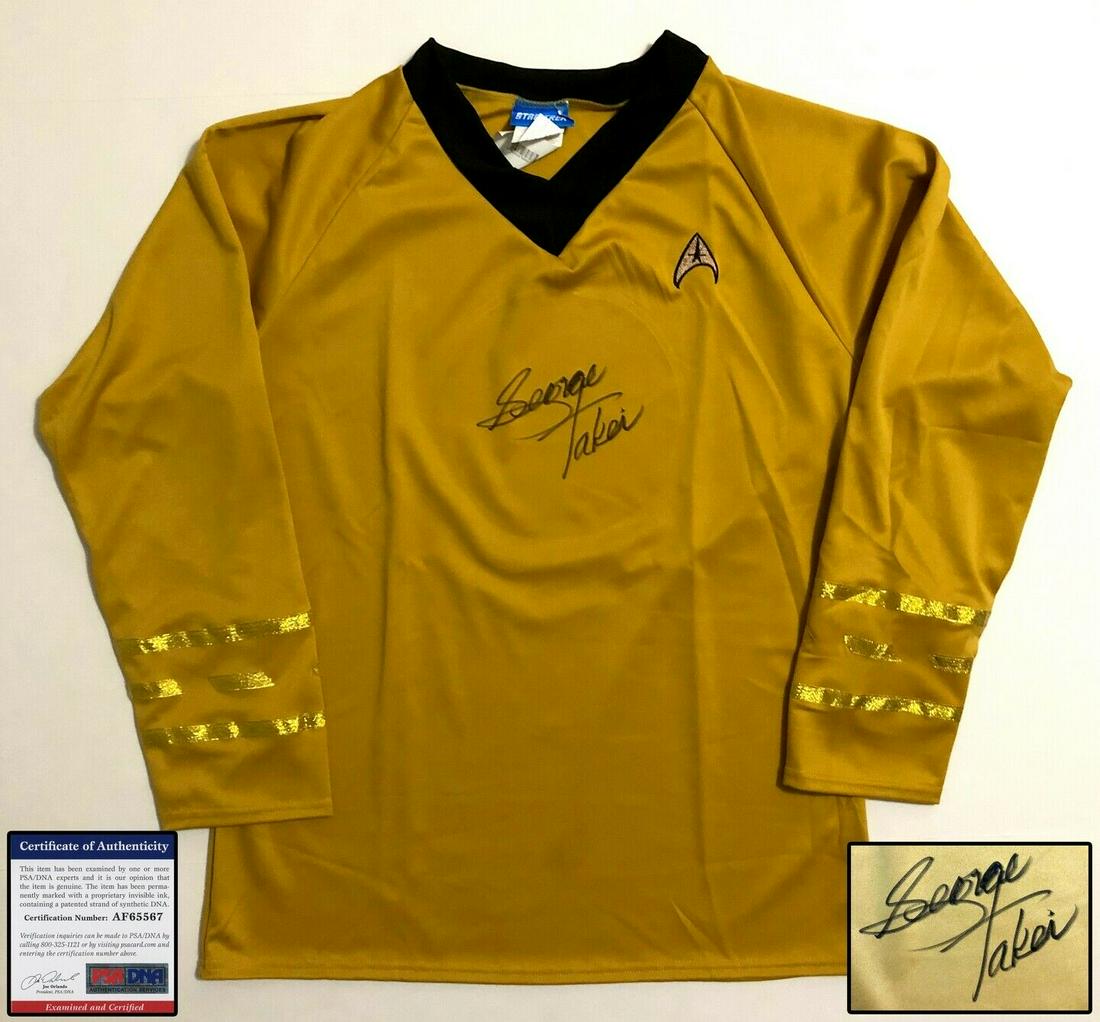 George Takei Signed Uniform Star Trek Sulu PSA/DNA COA (1 of 1)