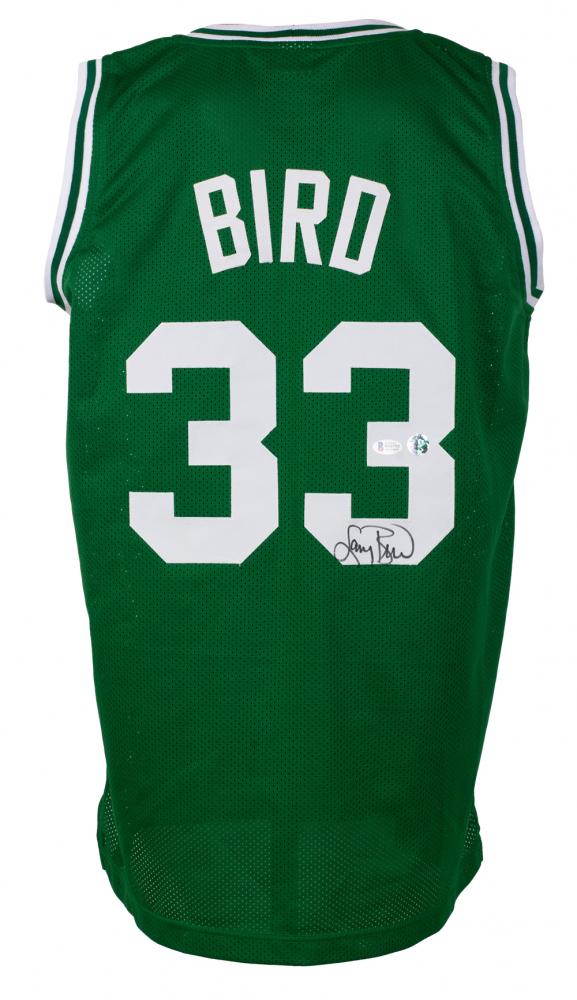 Larry Bird Signed Jersey (Beckett COA & Bird Hologram) (1 of 1)