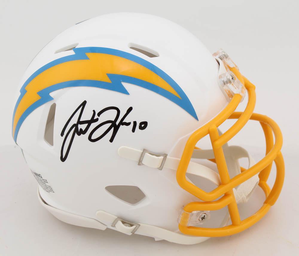 Justin Herbert Signed Chargers Speed Mini Helmet (1 of 1)