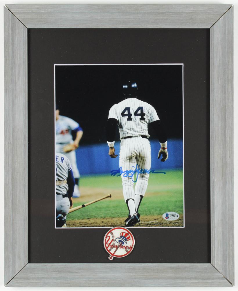 Reggie Jackson Signed Yankees 13.5x16.5 Custom Framed (1 of 1)