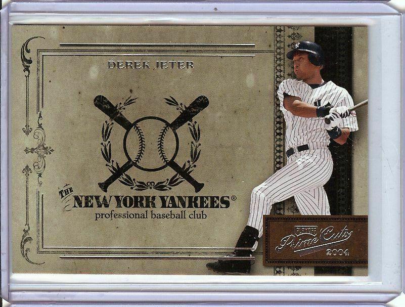 Derek Jeter 2004 Playoff Prime Cuts Base NY Yankees #2 (1 of 1)