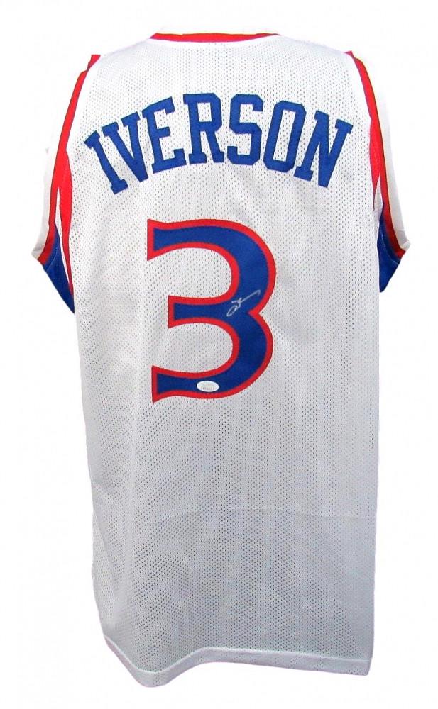 Allen Iverson Signed Jersey (JSA COA) (1 of 1)