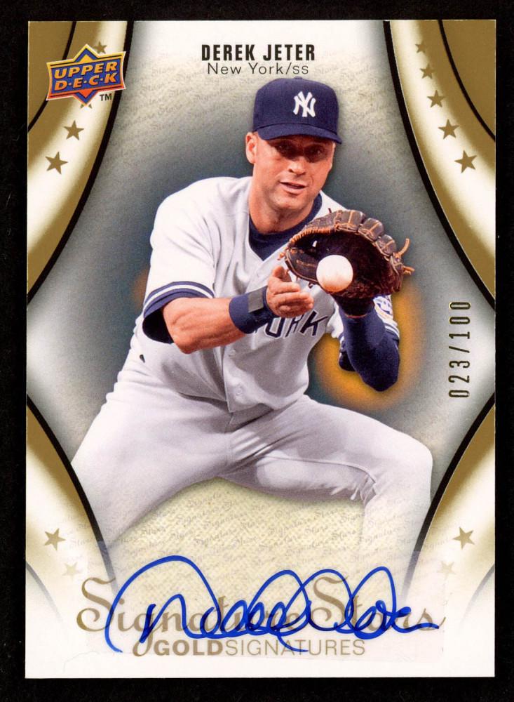 Derek Jeter 2009 Upper Deck Signature Stars Gold CARD (1 of 1)
