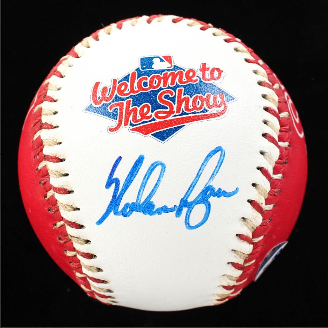 Nolan Ryan Signed Rangers 1995 All-Star Game Logo (1 of 1)
