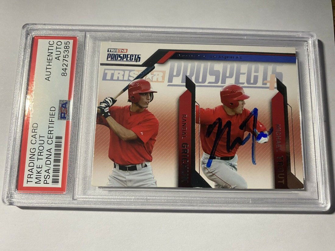 2009 TriStar Prospects Plus MIKE TROUT Signed ROOKIE (1 of 1)
