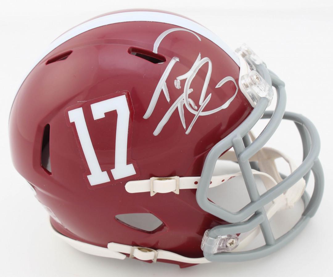 Tua Tagovailoa Signed Alabama Crimson Tide Speed Mini (1 of 1)
