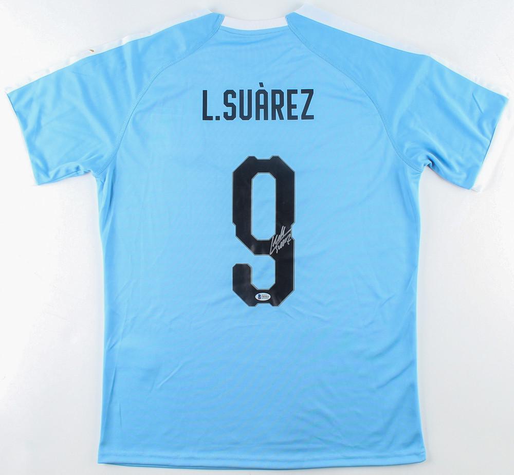 Luis Suarez Signed Uruguay Jersey (Beckett COA) (1 of 1)
