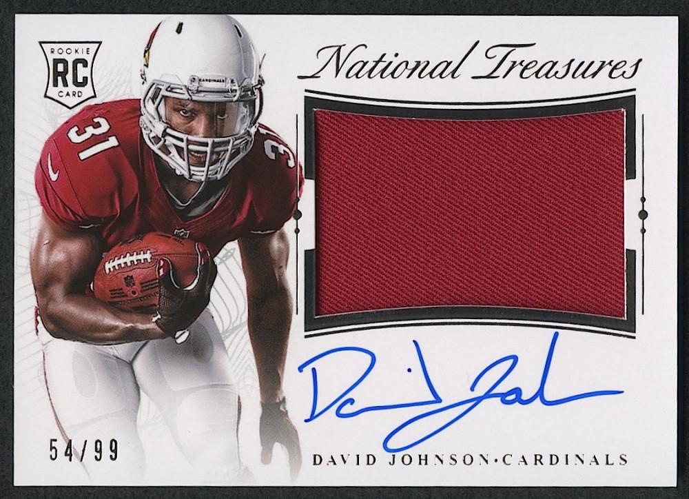 David Johnson 2015 Panini National Treasures Rookie: Please see the images for details on the condition of the card. Northern Iowa Arizona Cardinals Houston Texans