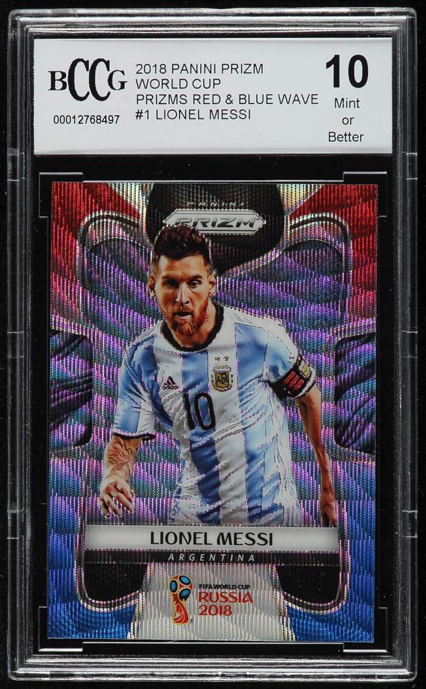 Lionel Messi 2018 Panini Prizm World Cup Prizms Red & (1 of 1)