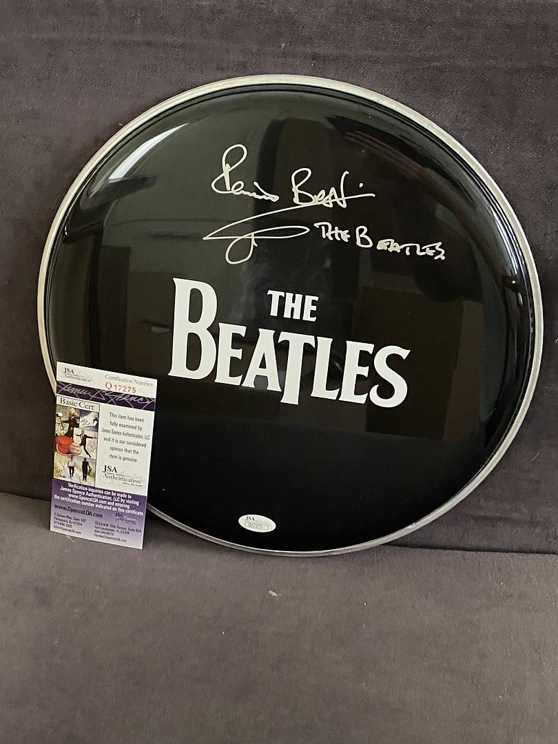 The Beatles Signed Drumhead Drum Head Pete Best (1 of 1)