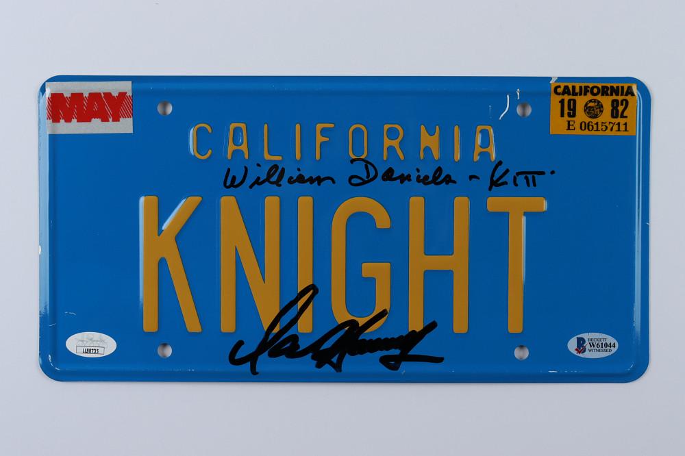 David Hasselhoff & William Daniels Signed "Knight (1 of 1)