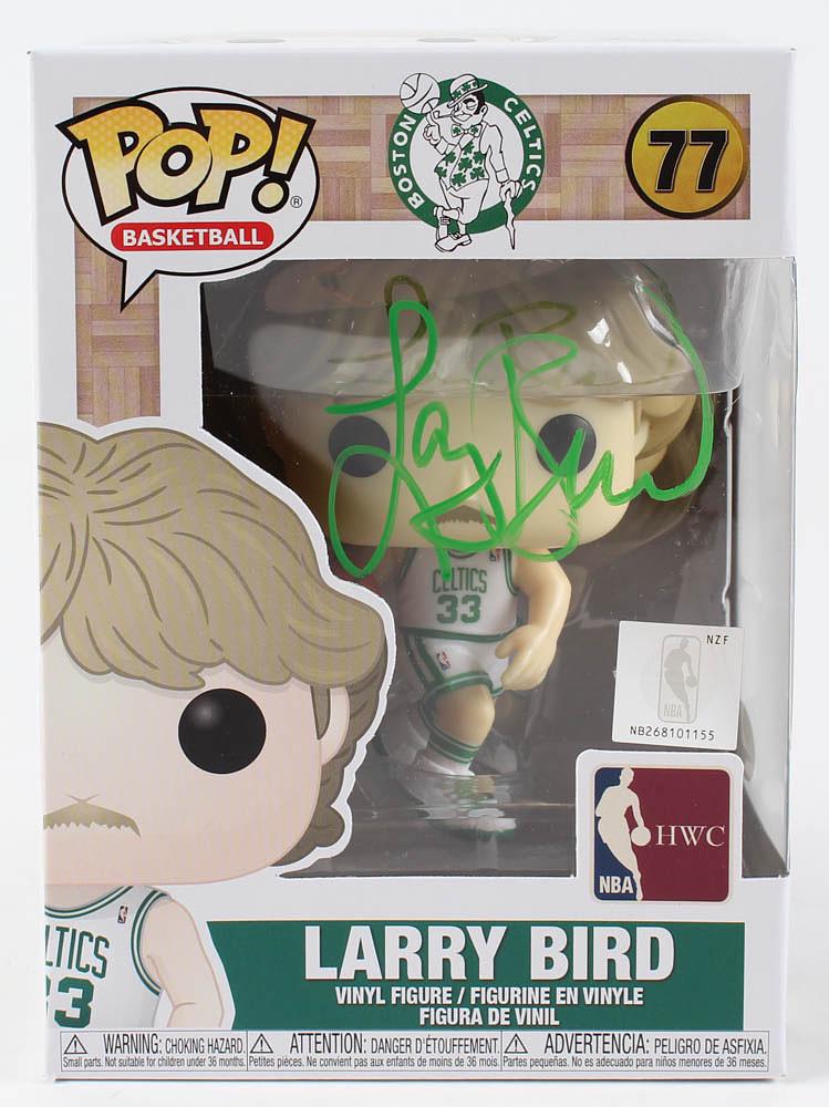 Larry Bird Signed Celtics #77 Funko Pop! Vinyl Figure (1 of 1)
