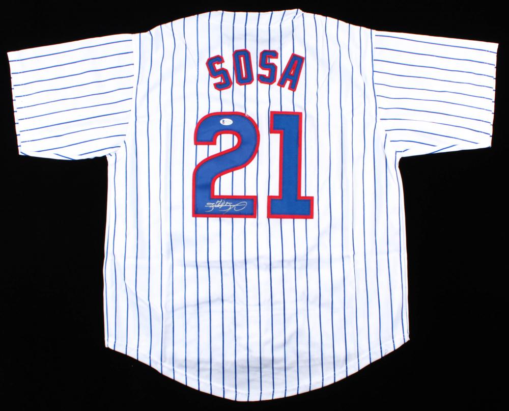 Sammy Sosa Signed Jersey (Beckett COA) (1 of 1)