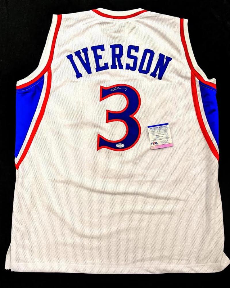 Allen Iverson Signed Jersey (PSA COA) (1 of 1)