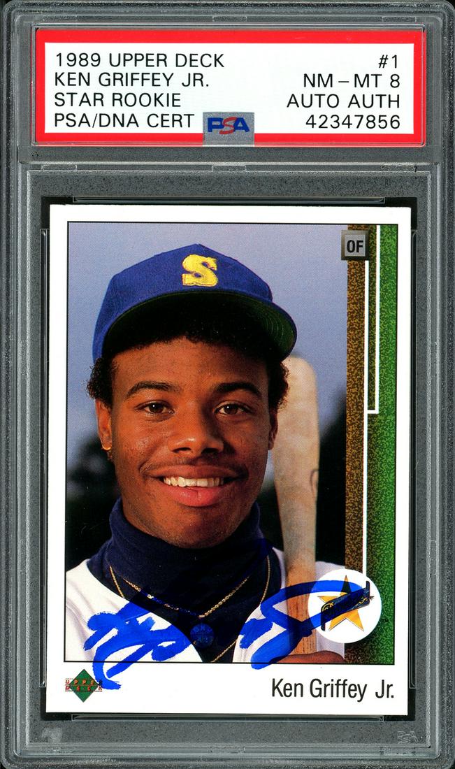 Ken Griffey Jr. Autographed 1989 Upper Deck Rookie Card (1 of 1)