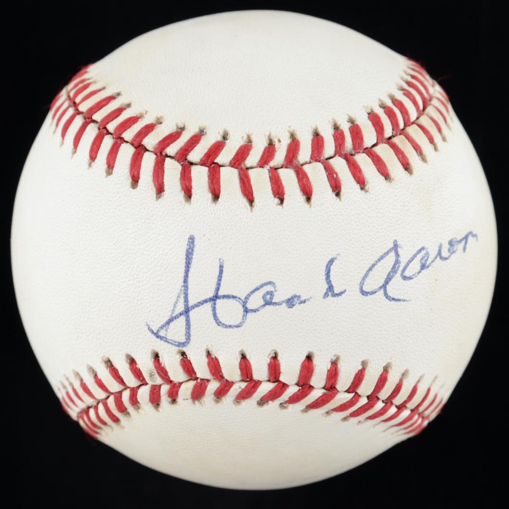 Hank Aaron Signed ONL Baseball (JSA COA) (1 of 1)
