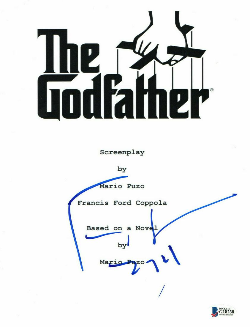 FRANCIS FORD COPPOLA AUTOGRAPHED â€œTHE GODFATHERâ€ (1 of 1)