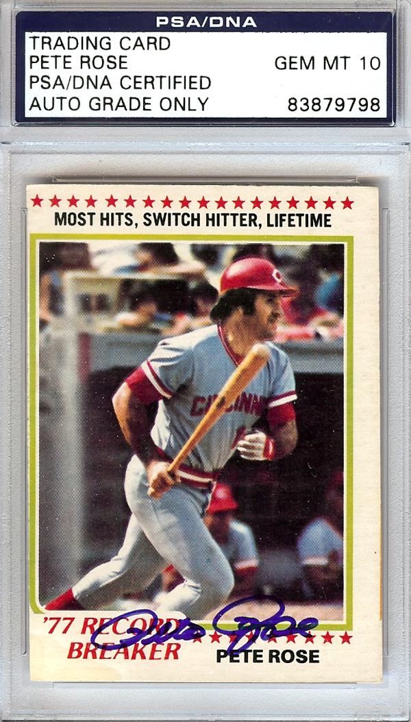 Pete Rose Autographed 1978 O-Pee-Chee Card #240 (1 of 1)