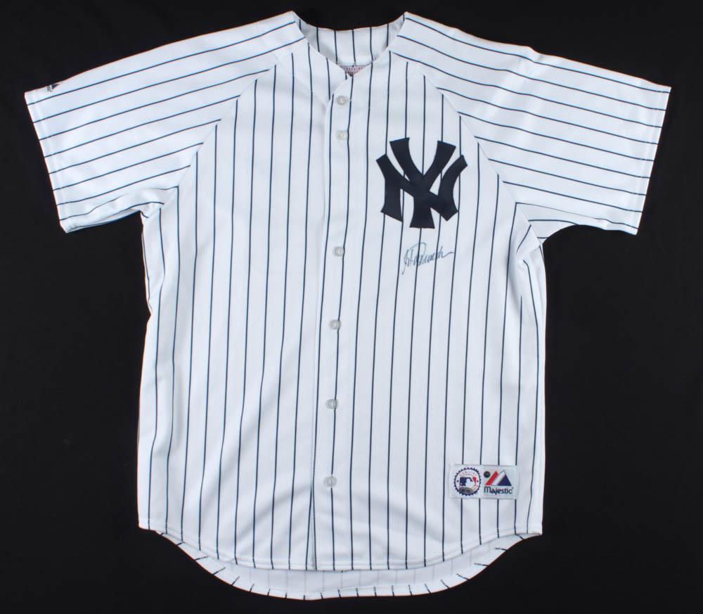Jorge Posada Signed Yankees Jersey (Steiner COA & MLB (1 of 1)