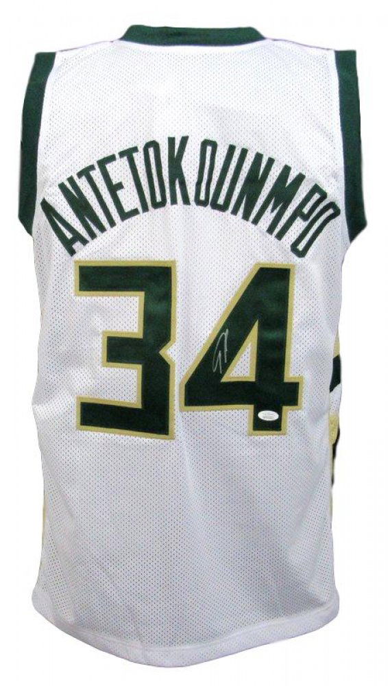 Giannis Antetokounmpo Signed Jersey (JSA COA) (1 of 1)