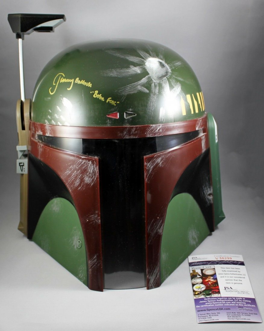 Jeremy Bulloch Signed Star Wars "Boba Fett" Full-Size (1 of 1)