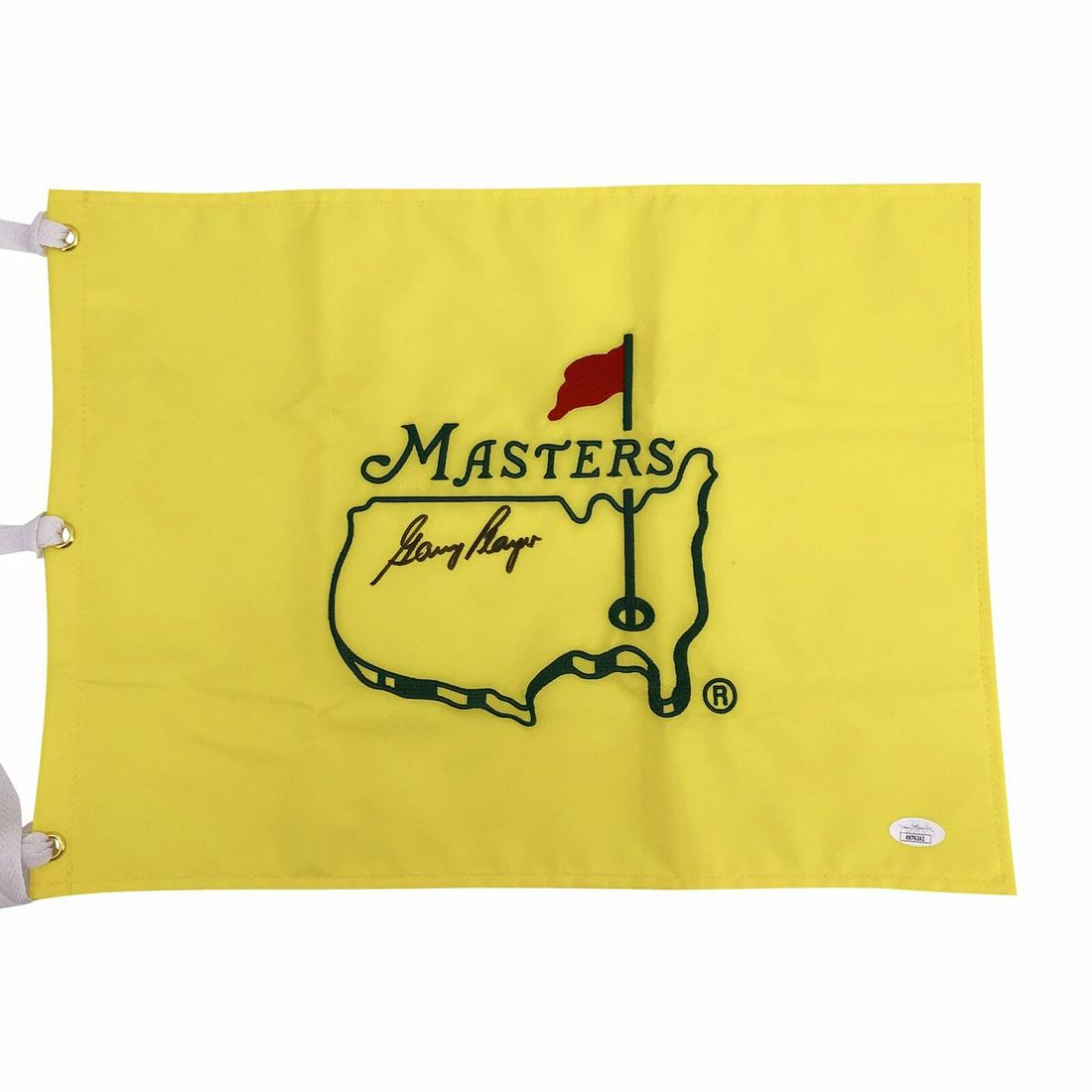 Gary Player Signed Masters Flag (JSA) (1 of 1)