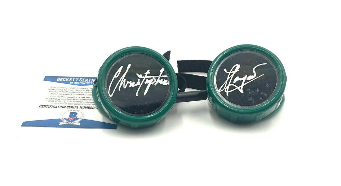 CHRISTOPHER LLOYD SIGNED BACK TO THE FUTURE GOGGLES (1 of 1)