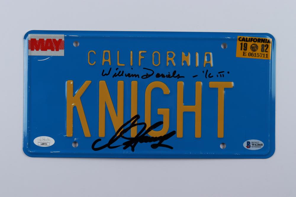 David Hasselhoff & William Daniels Signed "Knight (1 of 1)