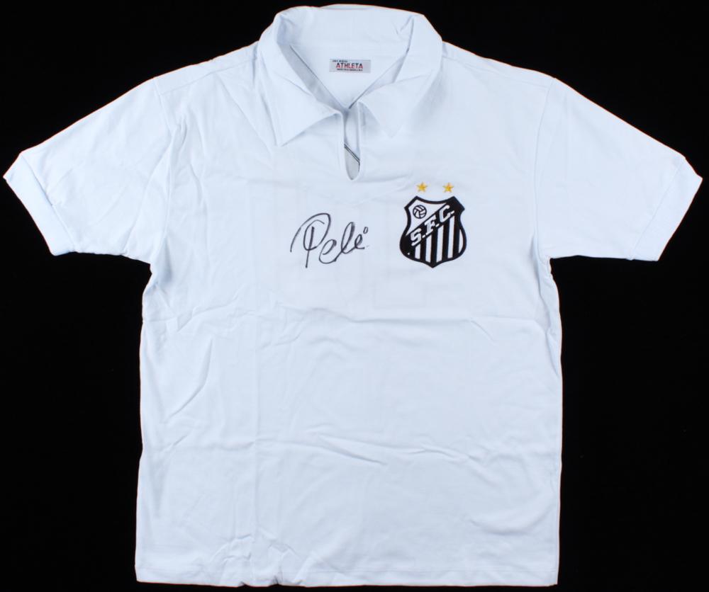 Pele Signed Team Brazil Jersey (BAS COA) (1 of 1)