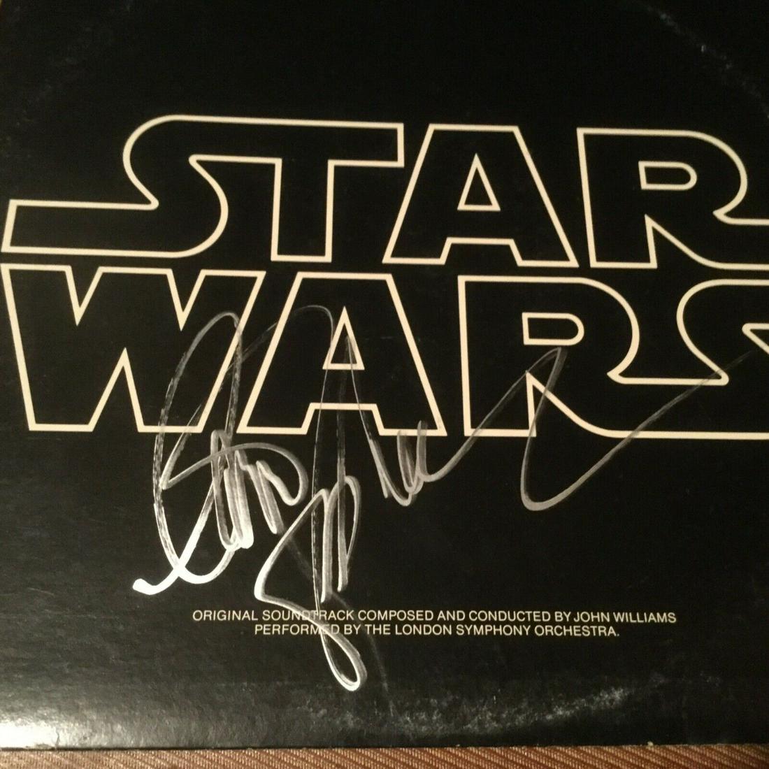 CARRIE FISHER SIGNED COA STAR WARS BECKETT BAS LOA (1 of 2)