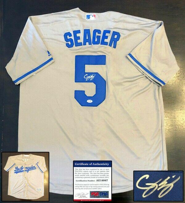 Corey Seager Signed Jersey Los Angeles Dodgers PSA/DNA (1 of 1)