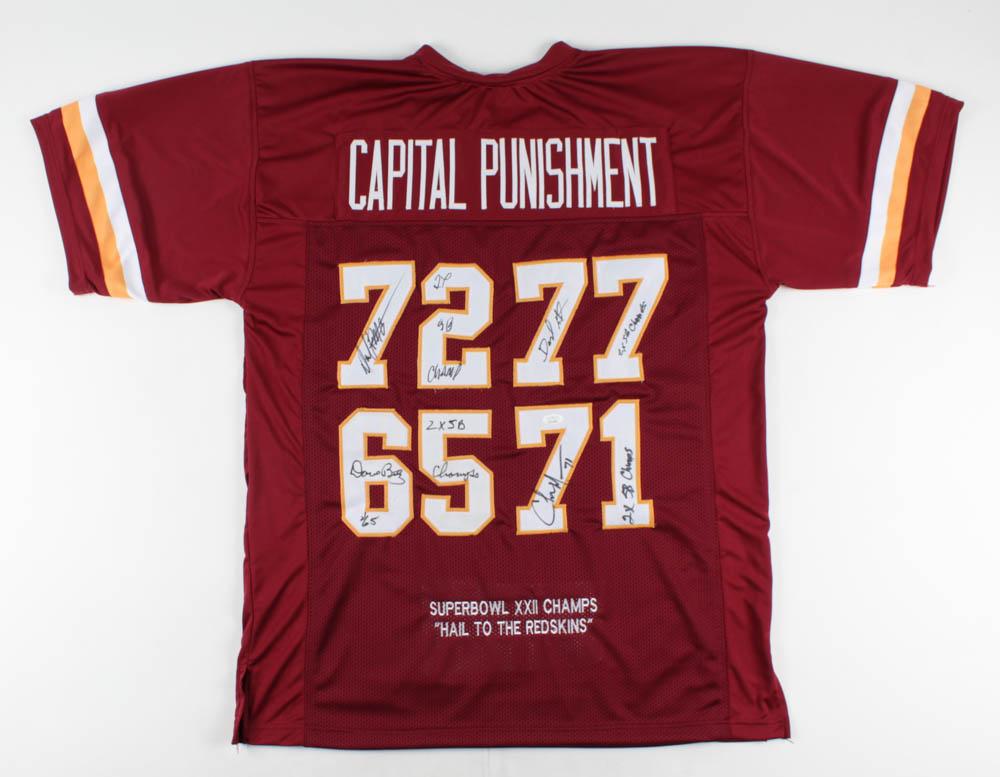 Capital Punishment Defense Jersey Signed by (4) with (1 of 1)