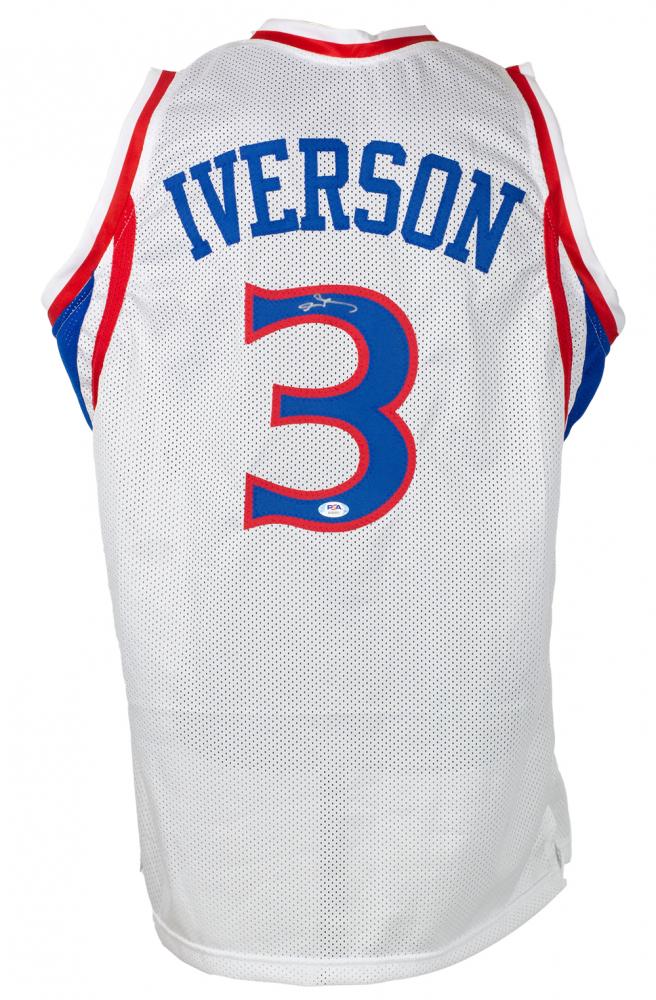 Allen Iverson Signed Jersey (PSA COA) (1 of 1)